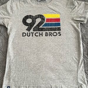 Dutch Bros retro looking T-shirt; gently worn.